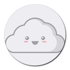 Kawaii Cloud Round Mousepads by KawaiiKawaii