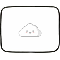 Kawaii Cloud Double Sided Fleece Blanket (mini)  by KawaiiKawaii