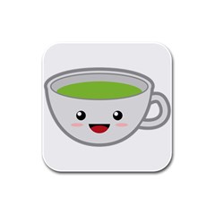 Kawaii Cup Rubber Square Coaster (4 Pack)  by KawaiiKawaii