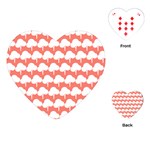 Tree Illustration Gifts Playing Cards (Heart)  Front