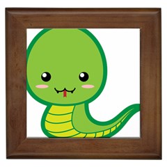 Kawaii Snake Framed Tiles by KawaiiKawaii