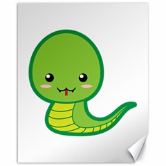 Kawaii Snake Canvas 16  X 20   by KawaiiKawaii