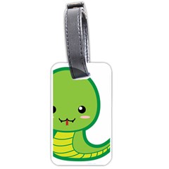 Kawaii Snake Luggage Tags (one Side)  by KawaiiKawaii