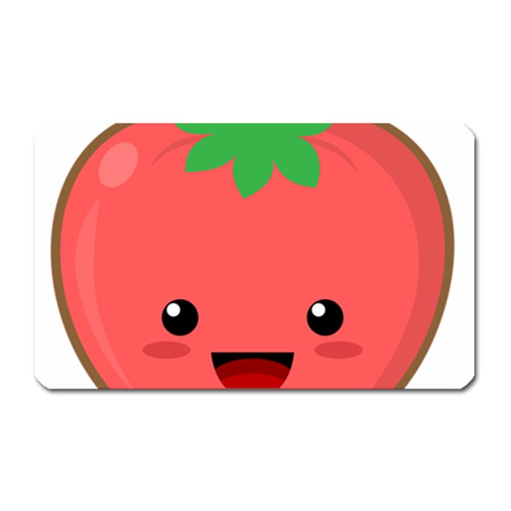 Kawaii Tomato Magnet (Rectangular)