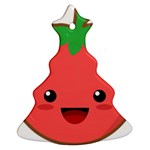 Kawaii Tomato Ornament (Christmas Tree) Front