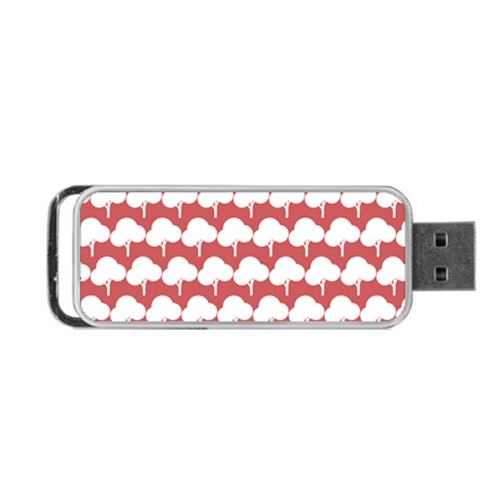 Tree Illustration Gifts Portable USB Flash (Two Sides)