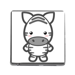 Kawaii Zebra Memory Card Reader (square) by KawaiiKawaii