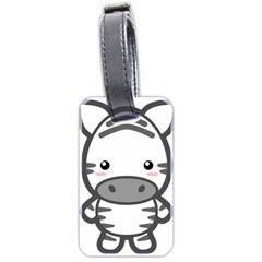 Kawaii Zebra Luggage Tags (two Sides) by KawaiiKawaii