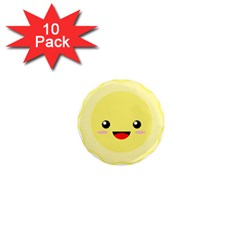 Kawaii Sun 1  Mini Magnet (10 Pack)  by KawaiiKawaii