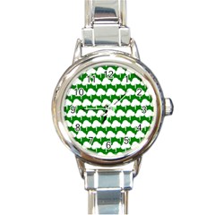 Tree Illustration Gifts Round Italian Charm Watches