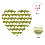 Tree Illustration Gifts Playing Cards (Heart)  Front