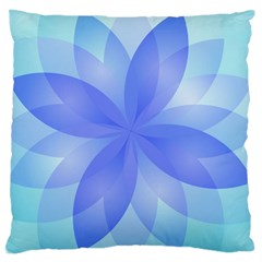 Abstract Lotus Flower 1 Large Cushion Cases (one Side)  by MedusArt