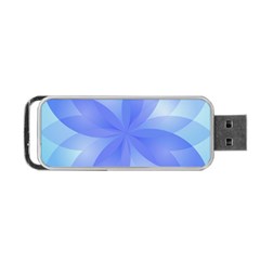 Abstract Lotus Flower 1 Portable Usb Flash (two Sides) by MedusArt