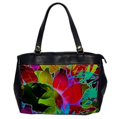 Floral Abstract 1 Office Handbags by MedusArt