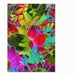 Floral Abstract 1 Large Garden Flag (Two Sides) Front