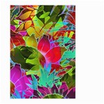 Floral Abstract 1 Large Garden Flag (Two Sides) Back