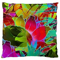 Floral Abstract 1 Standard Flano Cushion Cases (two Sides)  by MedusArt