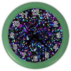 Glitter 1 Color Wall Clocks
