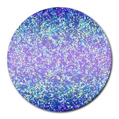 Glitter 2 Round Mousepads by MedusArt