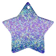 Glitter 2 Ornament (star)  by MedusArt