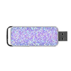 Glitter 2 Portable Usb Flash (two Sides)