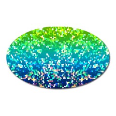 Glitter 4 Oval Magnet by MedusArt
