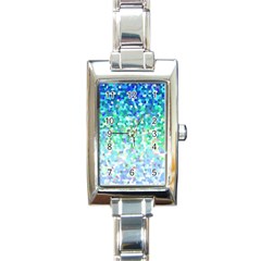 Mosaic Sparkley 1 Rectangle Italian Charm Watches