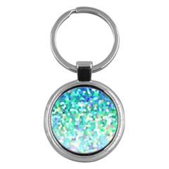 Mosaic Sparkley 1 Key Chains (round)  by MedusArt