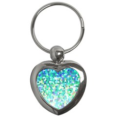 Mosaic Sparkley 1 Key Chains (heart) 