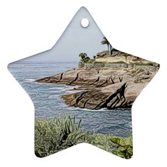 Tenerife,painted Version Ornament (Star) 