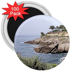 Tenerife,painted Version 3  Magnets (100 pack)