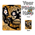 Sugar Skull In Black And Yellow Multi-purpose Cards (Rectangle)  Front 7