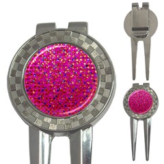 Polka Dot Sparkley Jewels 1 3-in-1 Golf Divots by MedusArt