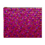 Polka Dot Sparkley Jewels 1 Cosmetic Bag (XL) Front
