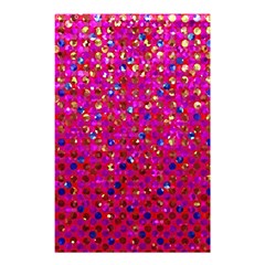 Polka Dot Sparkley Jewels 1 Shower Curtain 48  X 72  (small)  by MedusArt