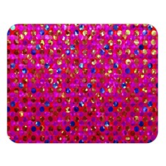 Polka Dot Sparkley Jewels 1 Double Sided Flano Blanket (large)  by MedusArt