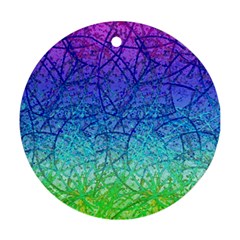 Grunge Art Abstract G57 Ornament (round) by MedusArt