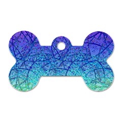 Grunge Art Abstract G57 Dog Tag Bone (one Side) by MedusArt