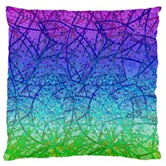 Grunge Art Abstract G57 Large Flano Cushion Cases (one Side)  by MedusArt