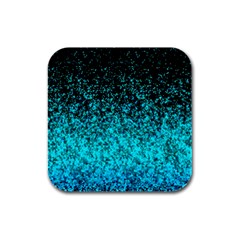 Glitter Dust G162 Rubber Square Coaster (4 Pack)  by MedusArt