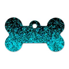 Glitter Dust G162 Dog Tag Bone (two Sides) by MedusArt