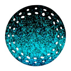 Glitter Dust G162 Ornament (round Filigree)  by MedusArt