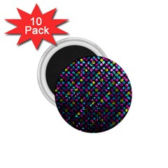 Polka Dot Sparkley Jewels 2 1 75  Magnets (10 Pack)  by MedusArt