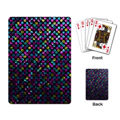 Polka Dot Sparkley Jewels 2 Playing Card by MedusArt