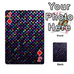 Polka Dot Sparkley Jewels 2 Playing Cards 54 Designs  Front - DiamondJ