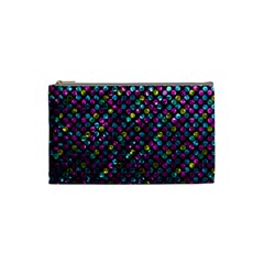 Polka Dot Sparkley Jewels 2 Cosmetic Bag (small)  by MedusArt