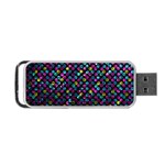 Polka Dot Sparkley Jewels 2 Portable USB Flash (Two Sides) Back