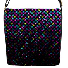 Polka Dot Sparkley Jewels 2 Flap Messenger Bag (s) by MedusArt