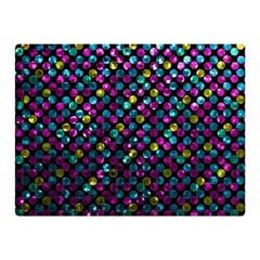 Polka Dot Sparkley Jewels 2 Double Sided Flano Blanket (mini)  by MedusArt