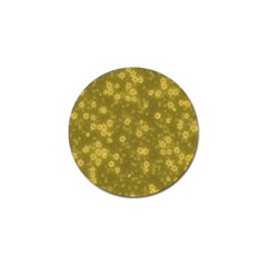 Snow Stars Golden Golf Ball Marker by ImpressiveMoments